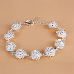 Rose Flower Chain Bracelet-Braceletes-Arimonz-Arimonz