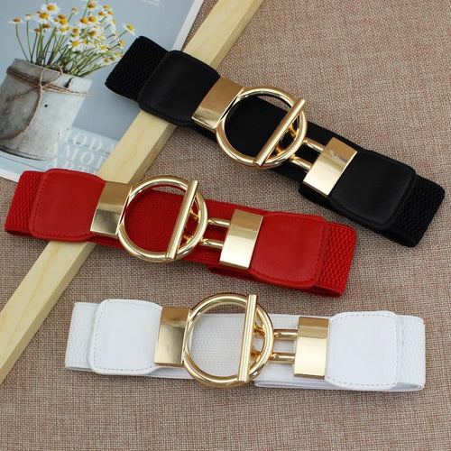 Round Buckle Elastic Belt-Belts-Arimonz-Arimonz