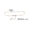 Round Charm Anklet Bracelet For Women Jewelry Barefoot Chain-Anklets-Arimonz-Arimonz