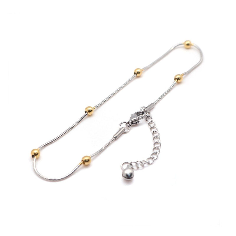 Round Charm Anklet Bracelet For Women Jewelry Barefoot Chain-Anklets-Arimonz-Arimonz