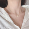 Round Compass Pendant Necklace Clavicle Chain For Women Jewelry-Necklaces-Arimonz-Arimonz
