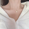 Round Compass Pendant Necklace Clavicle Chain For Women Jewelry-Necklaces-Arimonz-Arimonz