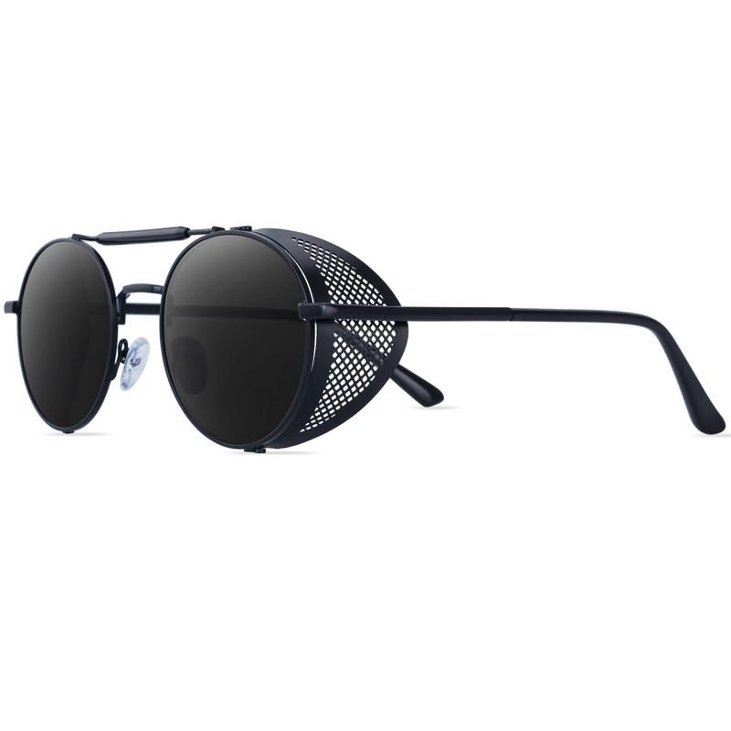 Round Sunglasses For Women Glasses Vintage Fashionable Sunglasses-Sunglasses-Arimonz-Black Gray-Arimonz