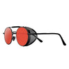 Round Sunglasses For Women Glasses Vintage Fashionable Sunglasses-Sunglasses-Arimonz-Black Red-Arimonz