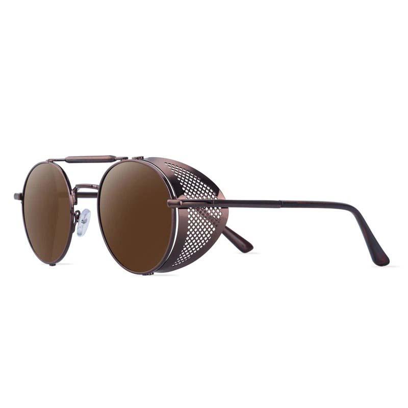 Round Sunglasses For Women Glasses Vintage Fashionable Sunglasses-Sunglasses-Arimonz-Brown-Arimonz