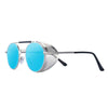 Round Sunglasses For Women Glasses Vintage Fashionable Sunglasses-Sunglasses-Arimonz-Silver Blue-Arimonz