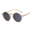 Round Sunglasses Women Sun Glasses Vintage Retro Small Frame Glasses-Sunglasses-Arimonz-Beige-Arimonz