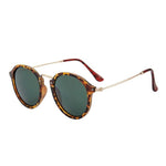 Round Vintage Sunglasses for Women Fashionable Women Sunglasses-Sunglasses-Arimonz-Green Leopard-Arimonz
