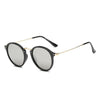 Round Vintage Sunglasses for Women Fashionable Women Sunglasses-Sunglasses-Arimonz-Transparent Black Gold-Arimonz