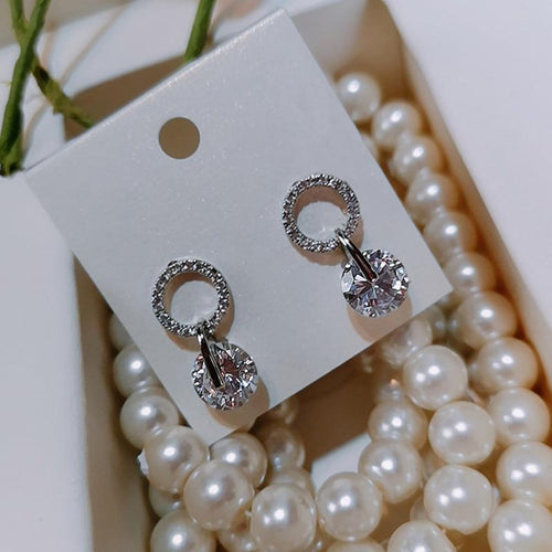 Round Women Drop Earrings Stylish Women Earring Jewelry-Earrings-Arimonz-Arimonz