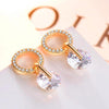 Round Women Drop Earrings Stylish Women Earring Jewelry-Earrings-Arimonz-Gold-Arimonz