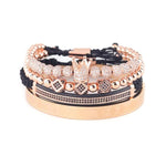 Royalty Crown Set Bracelet-Braceletes-Arimonz-Rose Gold-Arimonz