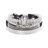 Royalty Crown Set Bracelet-Braceletes-Arimonz-Silver-Arimonz