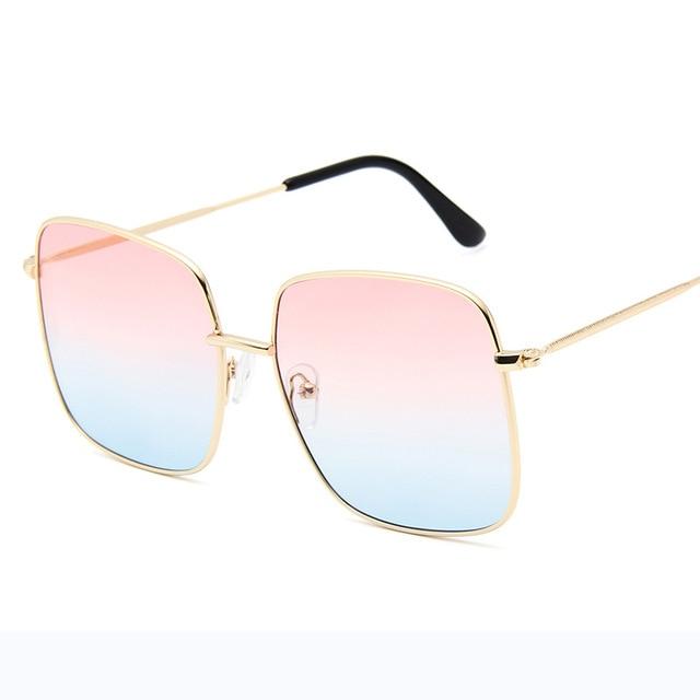 Sadie Retro Sunglasses-Sunglasses-Arimonz-Gold Pink Blue-Arimonz