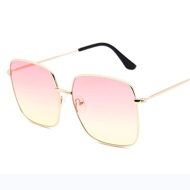 Sadie Retro Sunglasses-Sunglasses-Arimonz-Gold Pink Yellow-Arimonz