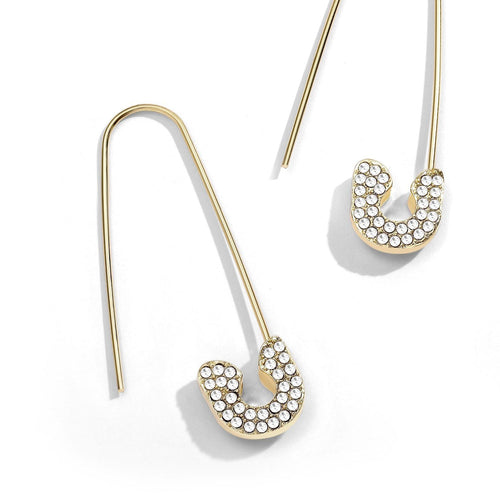 Safety Pin Studs Earrings for Women Jewelry Ear Cuff Accessories-Earrings-Arimonz-Arimonz