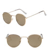 Sarah Vintage Oval Classic Sunglasses-Sunglasses-Arimonz-GoldGold-Arimonz