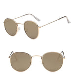 Sarah Vintage Oval Classic Sunglasses-Sunglasses-Arimonz-GoldGold-Arimonz