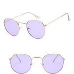 Sarah Vintage Oval Classic Sunglasses-Sunglasses-Arimonz-GoldOceanPurple-Arimonz
