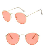 Sarah Vintage Oval Classic Sunglasses-Sunglasses-Arimonz-GoldOceanRed-Arimonz