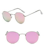 Sarah Vintage Oval Classic Sunglasses-Sunglasses-Arimonz-SilverPink-Arimonz