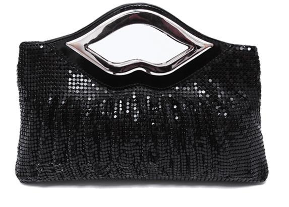 Savannah Sequin Shoulder Bag-Handbags-Arimonz-black-Arimonz
