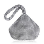Scarlett Rhinestones Clutch Bag-Handbags-Arimonz-Silver-Arimonz