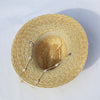 Seashell Beaded Beach Hat With Chain For Women Straw Woven Fedora Hat-Summer Hats-Arimonz-Arimonz