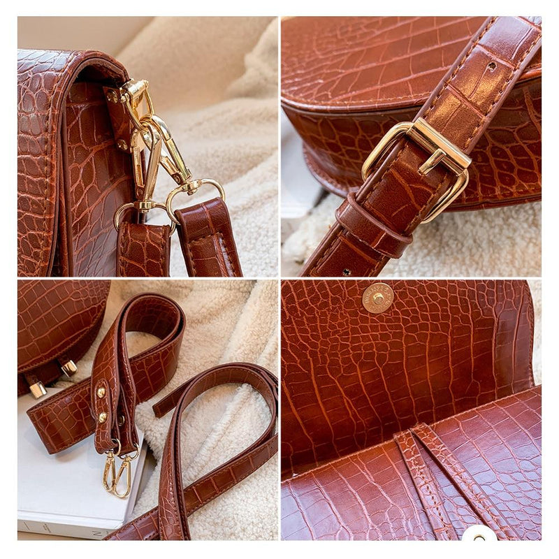 Semicircle Crossbody Bag-Handbags-Arimonz-Arimonz