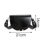 Semicircle Crossbody Bag-Handbags-Arimonz-Arimonz