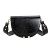 Semicircle Crossbody Bag-Handbags-Arimonz-Black-Arimonz