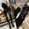 Sequined Jeans Women Stretch Skinny Pencil Pants Female Denim Trouser-Skinny Jeans-Arimonz-Arimonz