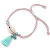 Shell Tassel Anklet for Women Girls Foot Jewelry Sandals Bracelet-Anklets-Arimonz-Blue-Arimonz