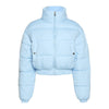 Short Puffer Jacket Cotton-Padded Thick Drawstring Parkas Bubble Coat-Bomber Coats-Arimonz-Blue-S-Arimonz