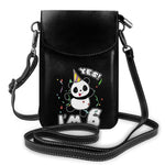 Shoulder Bag Funny Women Bags Leather Streetwear Student Purse-Handbags-Arimonz-Black-16-Arimonz