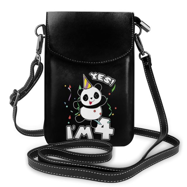 Shoulder Bag Funny Women Bags Leather Streetwear Student Purse-Handbags-Arimonz-Black-17-Arimonz