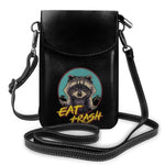 Shoulder Bag Funny Women Bags Leather Streetwear Student Purse-Handbags-Arimonz-Black-19-Arimonz