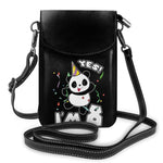 Shoulder Bag Funny Women Bags Leather Streetwear Student Purse-Handbags-Arimonz-Black-5-Arimonz