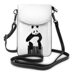Shoulder Bag Funny Women Bags Leather Streetwear Student Purse-Handbags-Arimonz-White-12-Arimonz