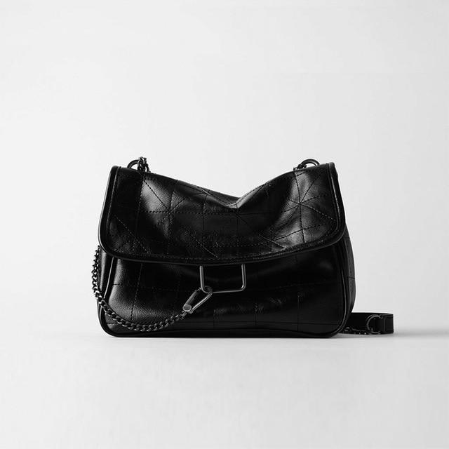 Shoulder Chain Bag-Handbags-Arimonz-Black-Arimonz