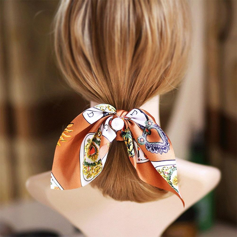 Silk Hair Scrunchies-Hair Accessories-Arimonz-Arimonz