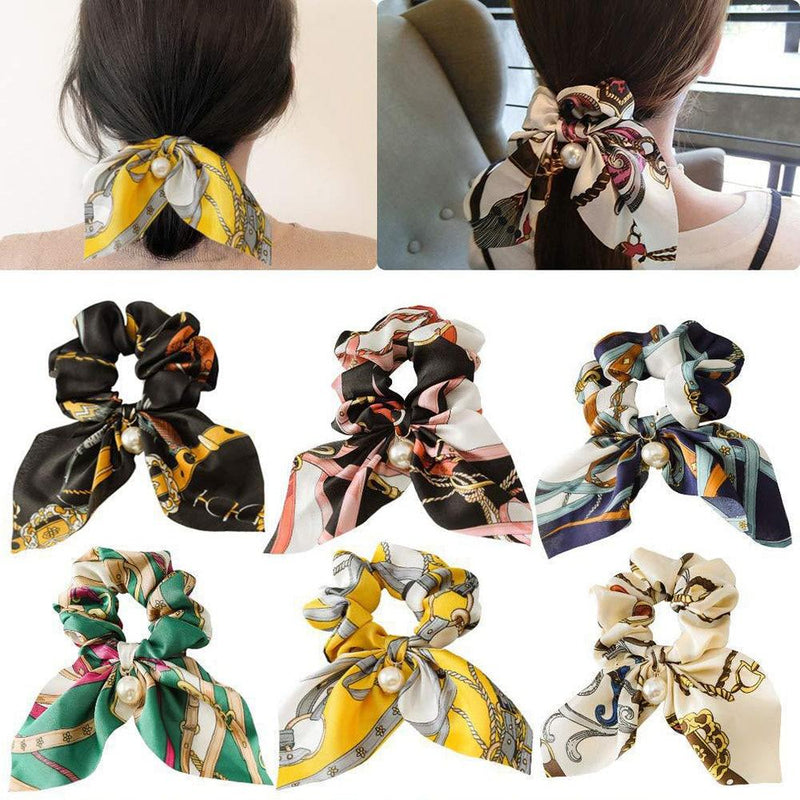 Silk Hair Scrunchies-Hair Accessories-Arimonz-Arimonz