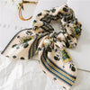 Silk Hair Scrunchies-Hair Accessories-Arimonz-Cream-Arimonz