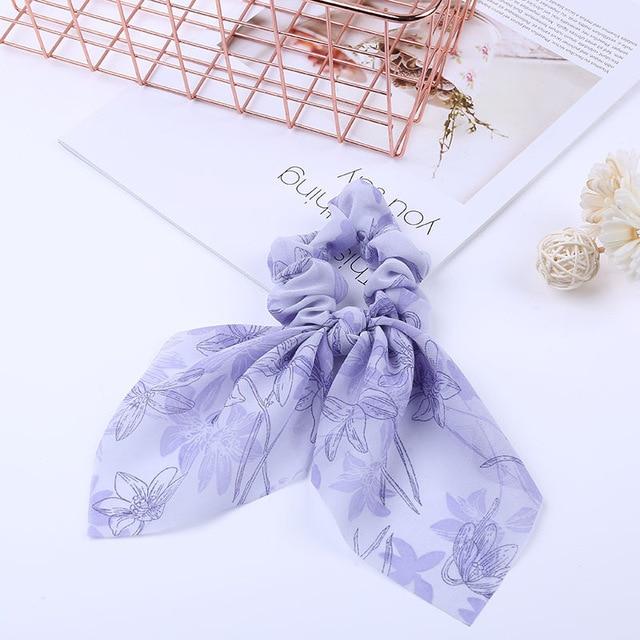 Silk Hair Scrunchies-Hair Accessories-Arimonz-Lavender-Arimonz