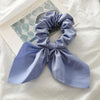 Silk Hair Scrunchies-Hair Accessories-Arimonz-Light Blue-Arimonz