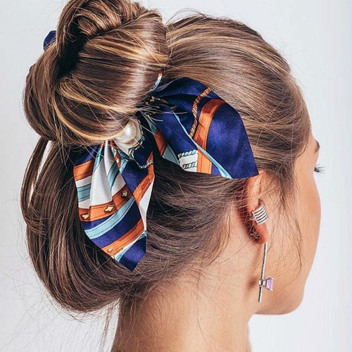 Silk Hair Scrunchies-Hair Accessories-Arimonz-Arimonz
