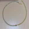 Silver Stretchy Rows Anklet Ankle Chain Rhinestones Foot Jewelry-Jewelries-Arimonz-1 Gold-Arimonz