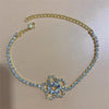 Silver Stretchy Rows Anklet Ankle Chain Rhinestones Foot Jewelry-Jewelries-Arimonz-10 Gold-Arimonz
