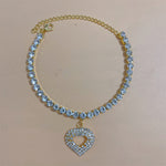 Silver Stretchy Rows Anklet Ankle Chain Rhinestones Foot Jewelry-Jewelries-Arimonz-2 Gold-Arimonz