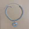 Silver Stretchy Rows Anklet Ankle Chain Rhinestones Foot Jewelry-Jewelries-Arimonz-2 Silver-Arimonz